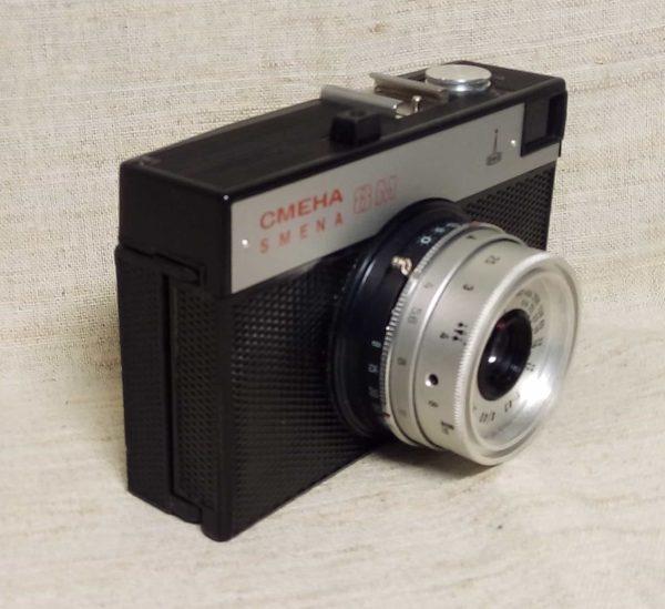 Фотоаппарат "Смена 8 М" СССР правый бок