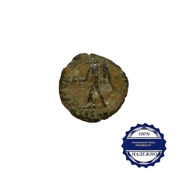Карточка 1 фоллис 364 — 378 г. Н. Э. Валенс Рим